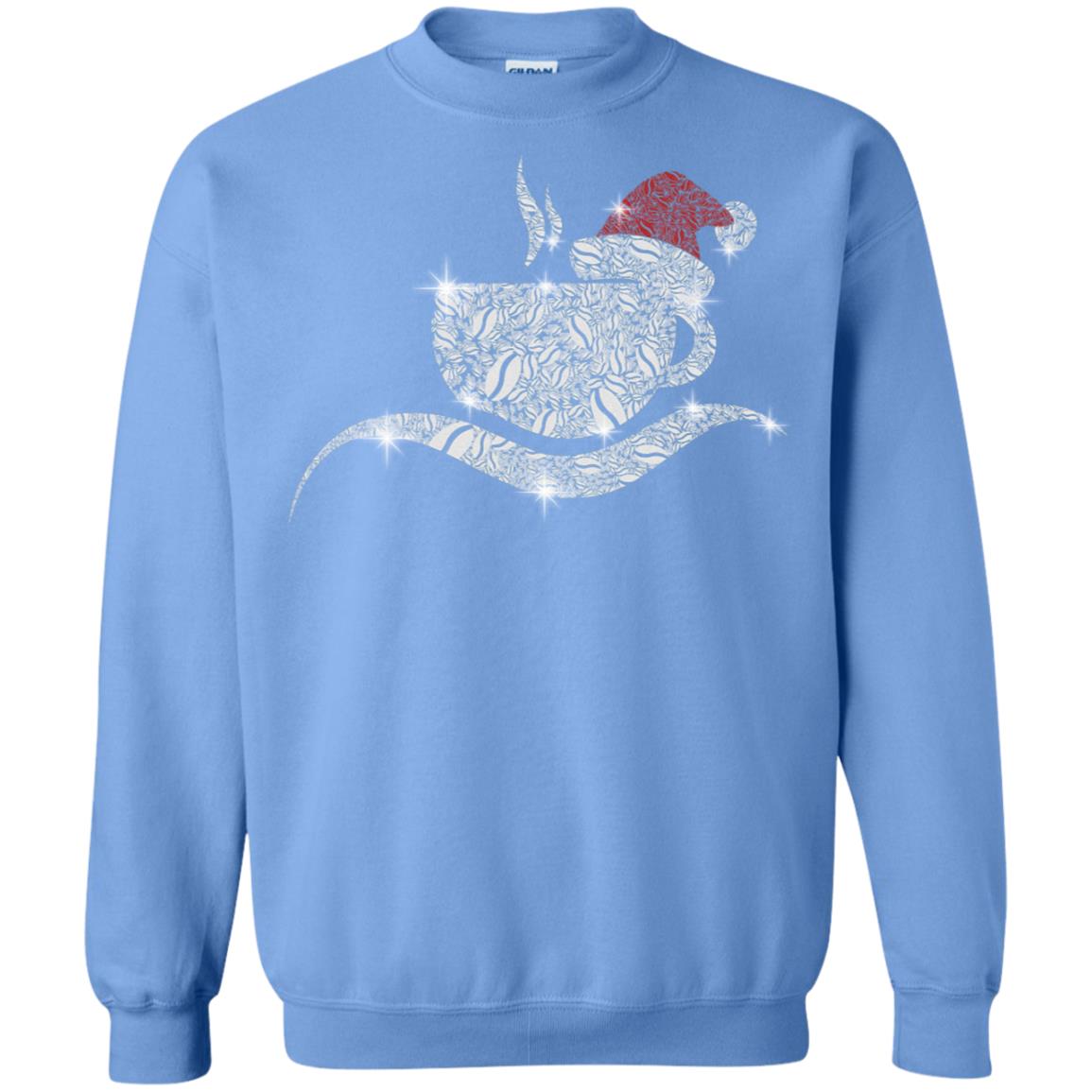Coffee Glass Christmas Gift Drinking Lovers Shirt Carolina Blue