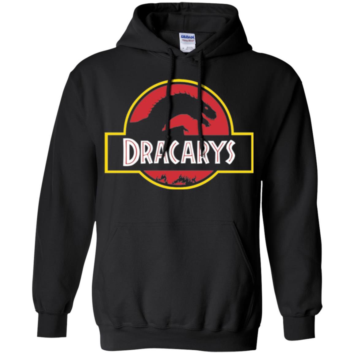 Dinosaur T-shirt Dracarys Dragon Parody Black