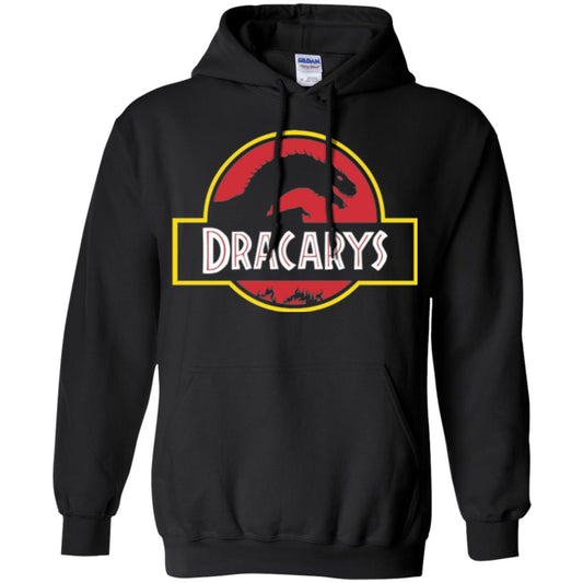 Dinosaur T-shirt Dracarys Dragon Parody Black