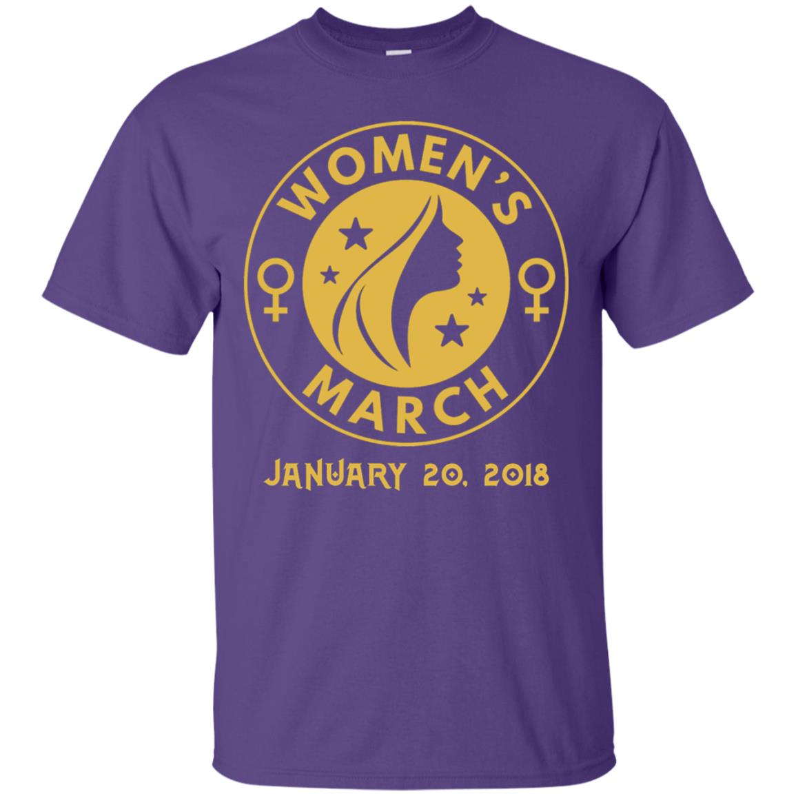 Women_s Right T-shirt Women_s March January 20th 2018 Protest Purple
