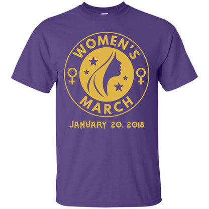Women_s Right T-shirt Women_s March January 20th 2018 Protest Purple