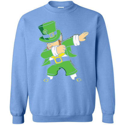 St. Patrick_s Day T-shirt Irish Dabbing T-shirt Carolina Blue