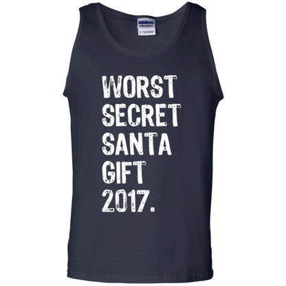 Christmas T-shirt Worst Secret Santa Gift 2017 Navy
