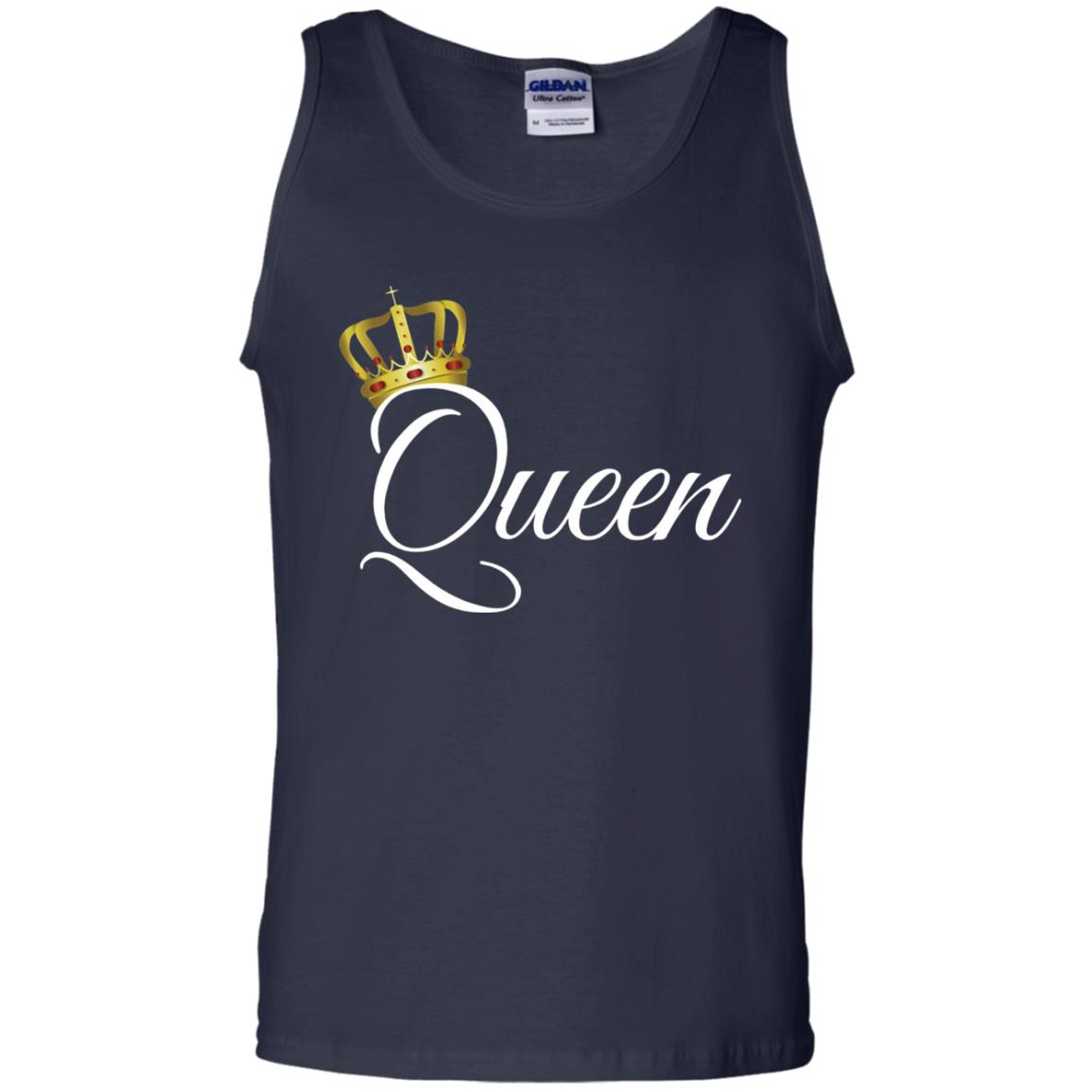King And Queen T-shirt Matching Couple Outfits Navy