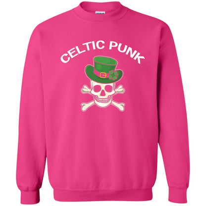 Celtic Punk Rock Irish St. Patrick_s Day T-shirt Heliconia