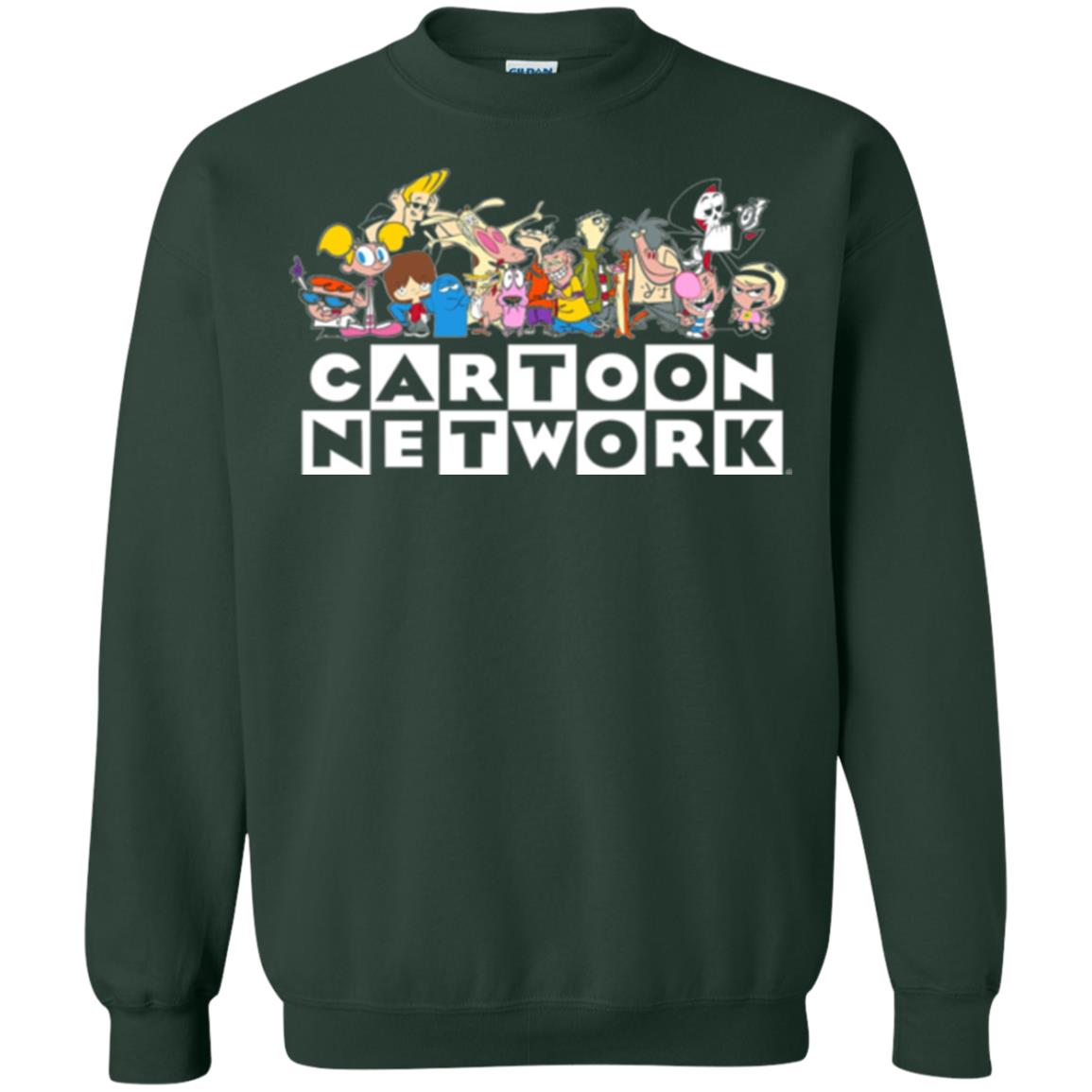 Cartoon T-shirt Classic Character Feature Forest Green