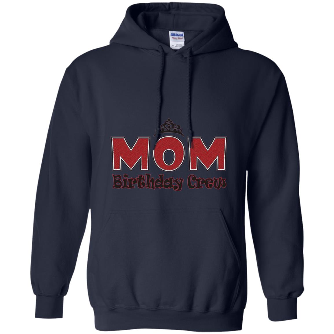 Mom Birthday Crew T-shirt Birthday Party Navy