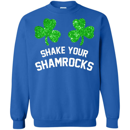 Shake Your Shamrocks St. Patrick_s Day T-shirt Royal