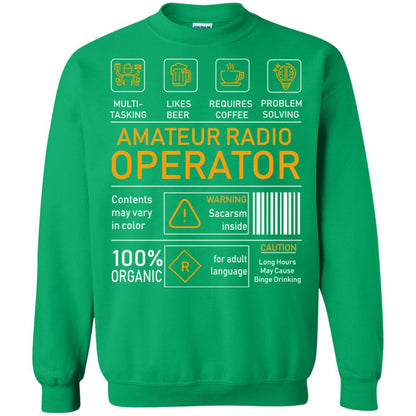 Amateur Radio Operator Gift Shirt Irish Green