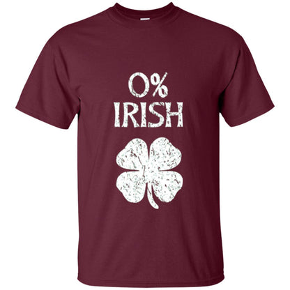 St. Patrick Day T-shirt Shamrocks 0_ Irish Vintage Maroon