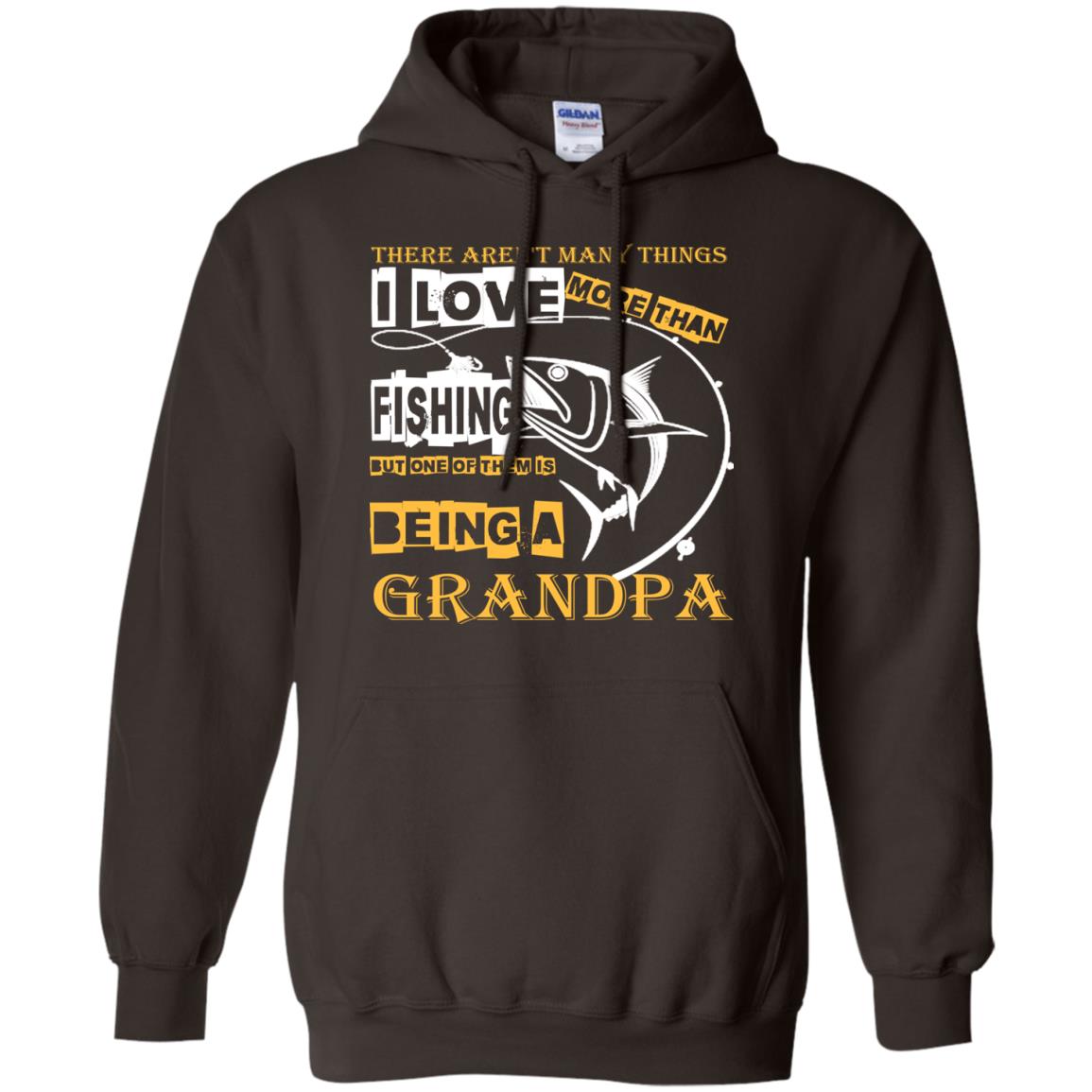 But One Of Them Is Being A Grandpa Papa T-shirt Dark Chocolate