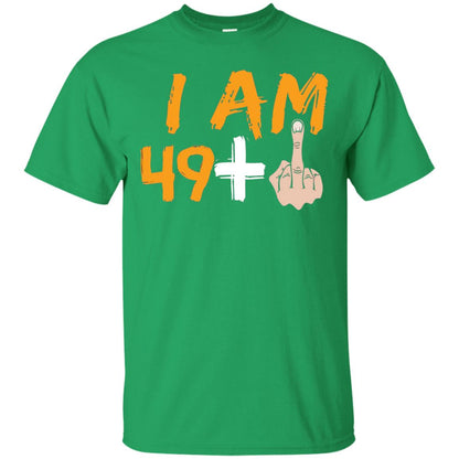 50th Birthday Funny T-shirt I Am 50 Years Old Irish Green