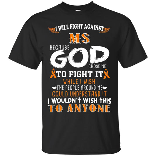 Ms Awareness T Shirt Multiple Sclerosis Shirt Black
