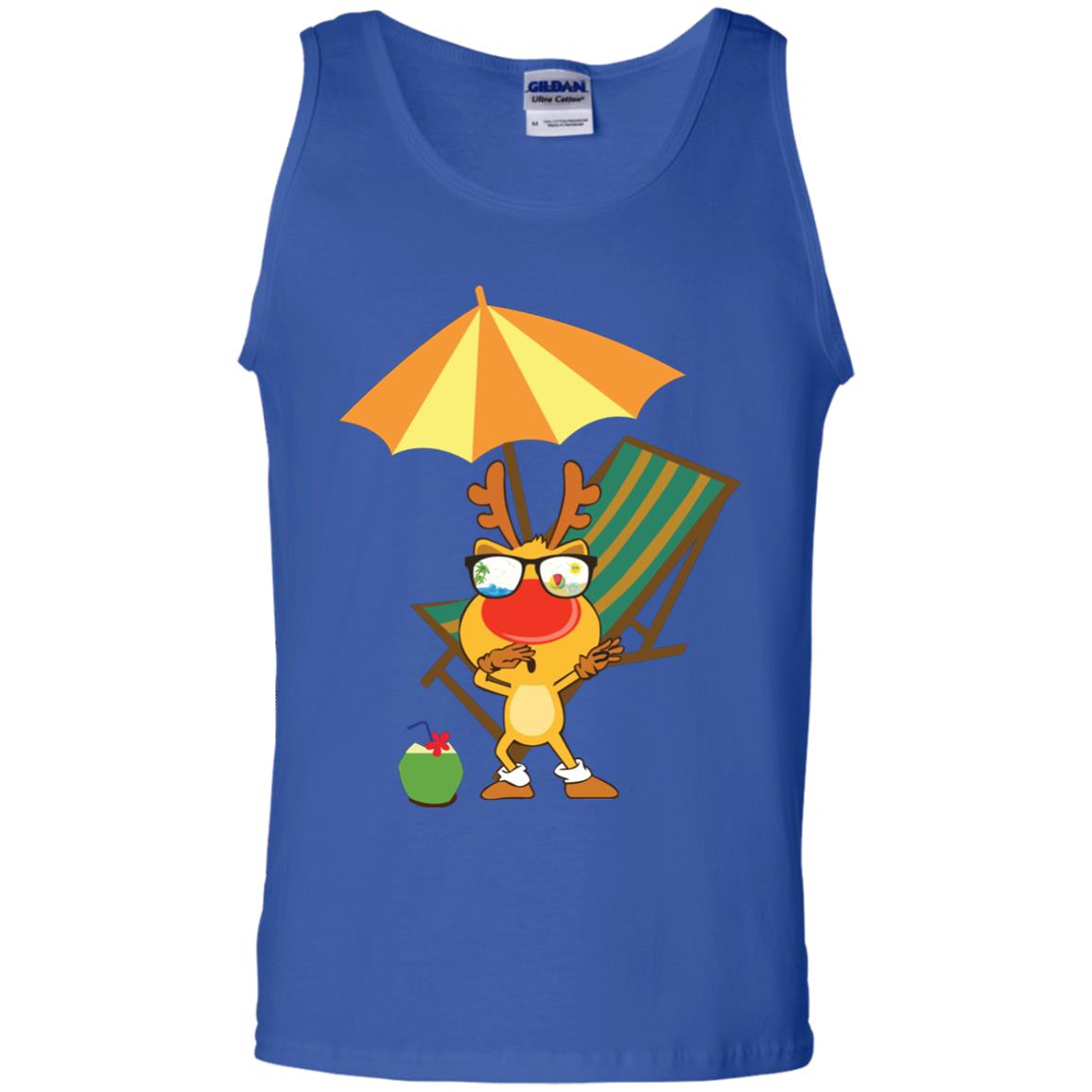 Dabbing Reindeer With Sunglasses Celebrate Xmas In July 2018 Shirt Royal