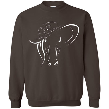 Derby Horse In Derby Womens Hat Derby Shirt Dark Chocolate