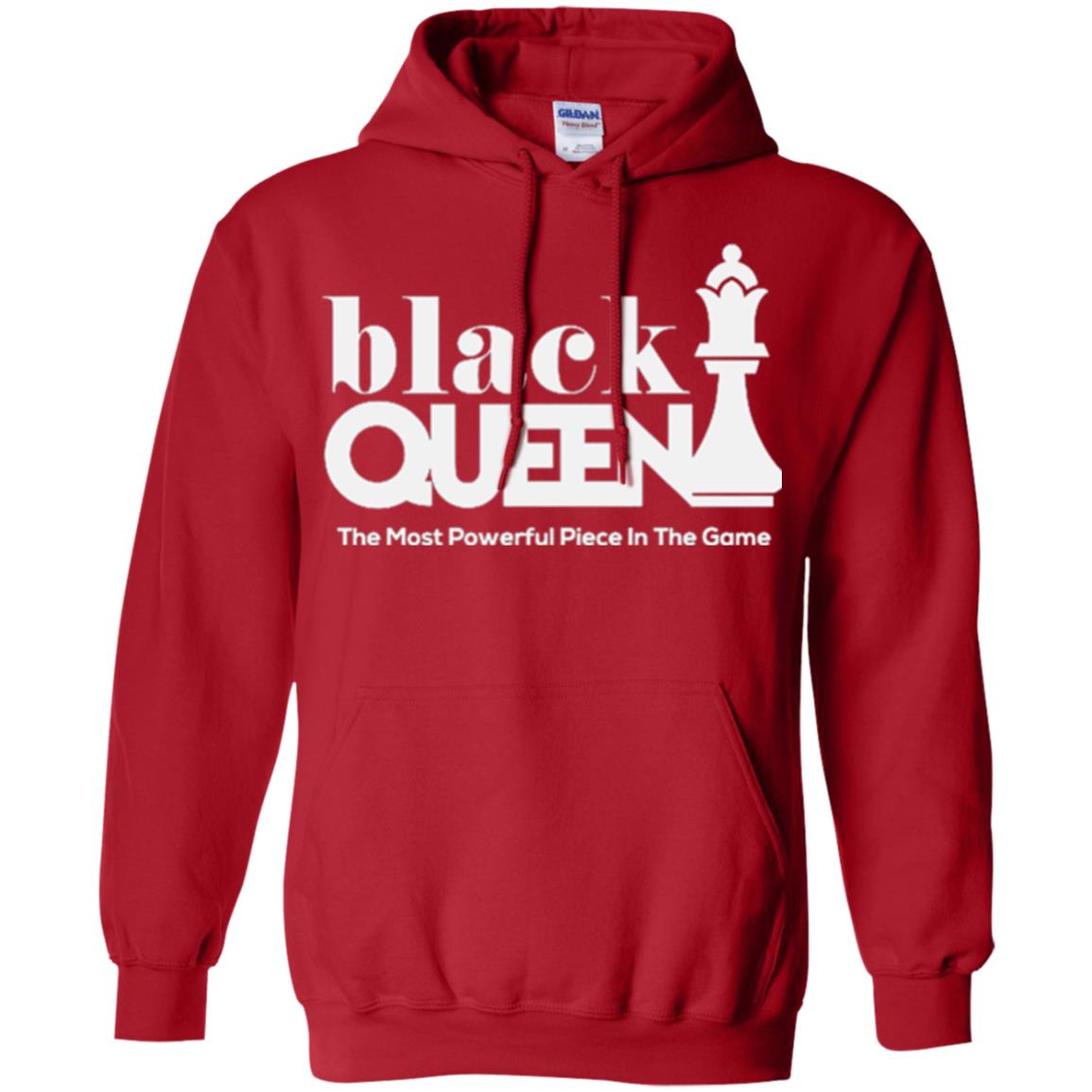 Black Queen The Most Powerful Piece In The Game Proud Black Woman T-shirt Red