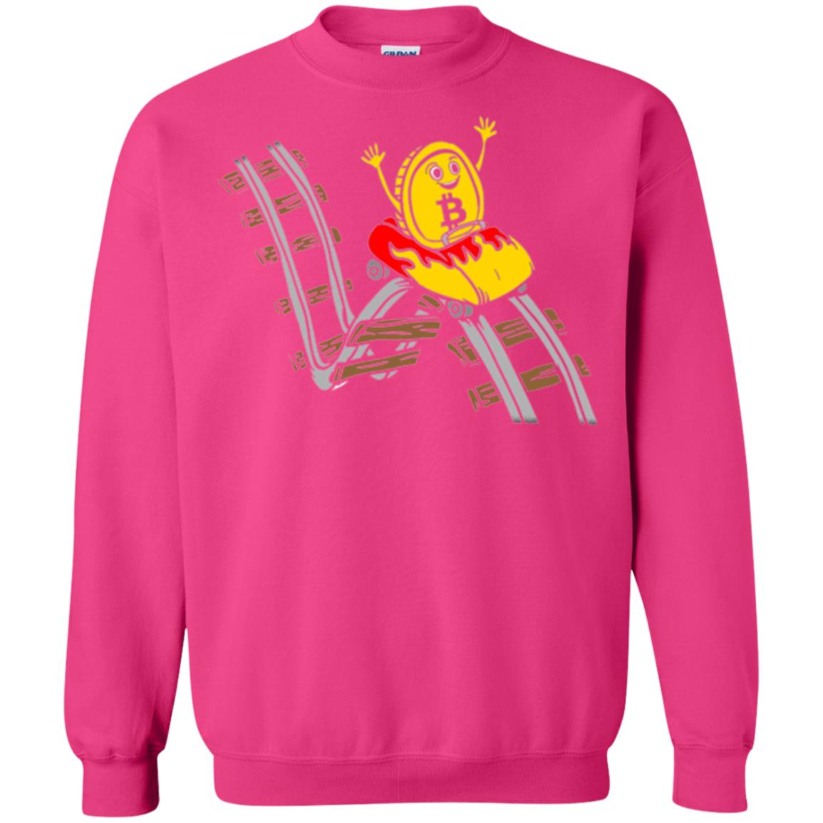 Bitcoin Rollercoaster T-shirt Heliconia