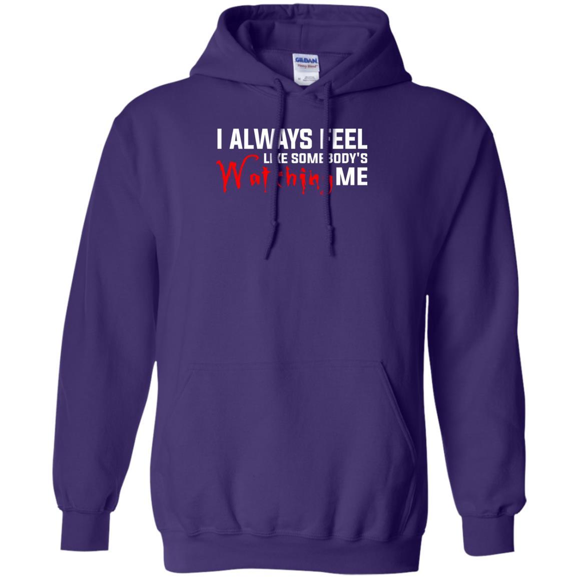 I Always Feel Like Somebody's Watching Me T-shirt Purple