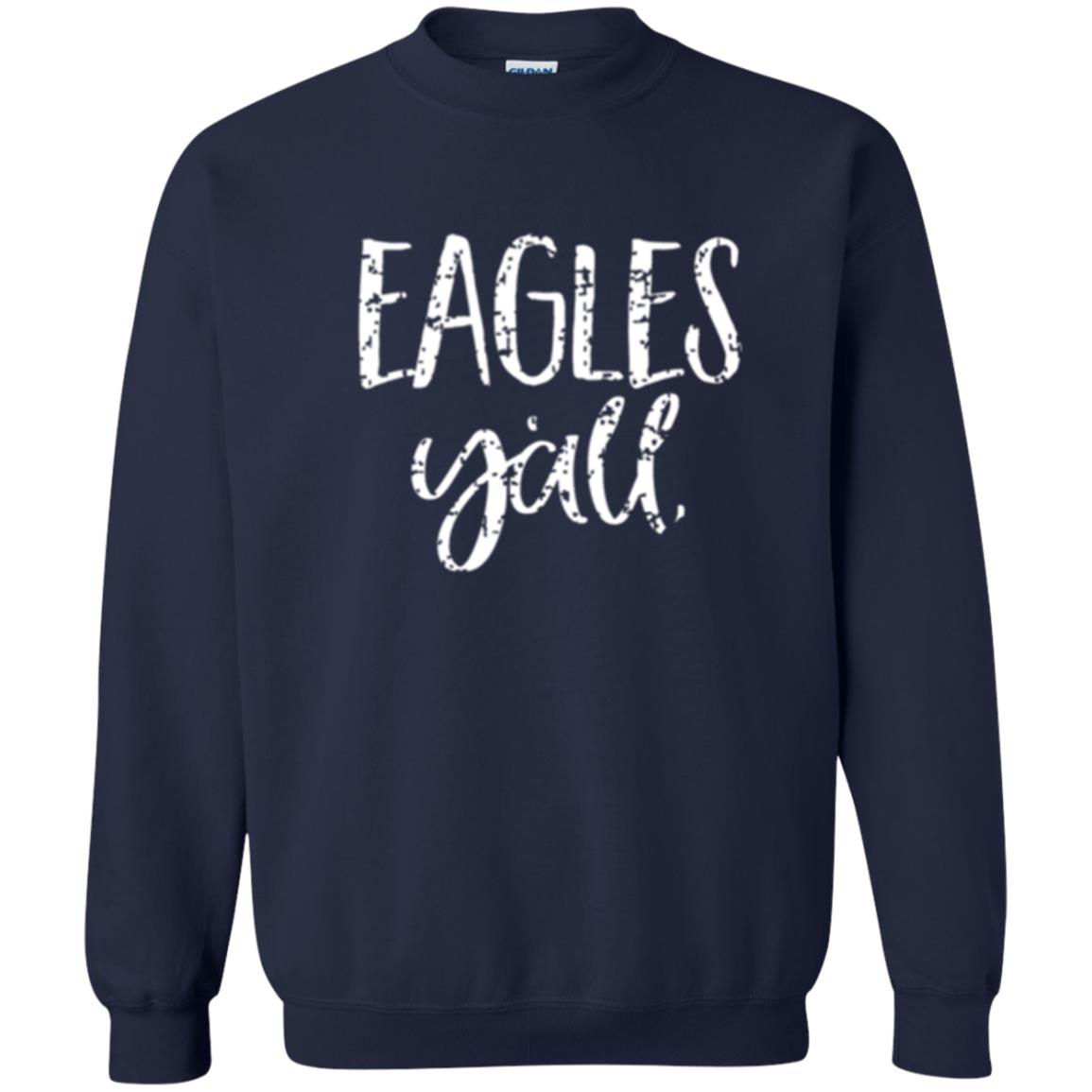 Eagles Y_all Flying Eagles T-shirt Navy