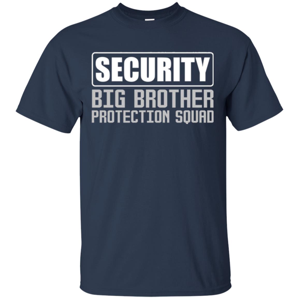 Family T-shirt Security Big Brother Protection Squad Navy