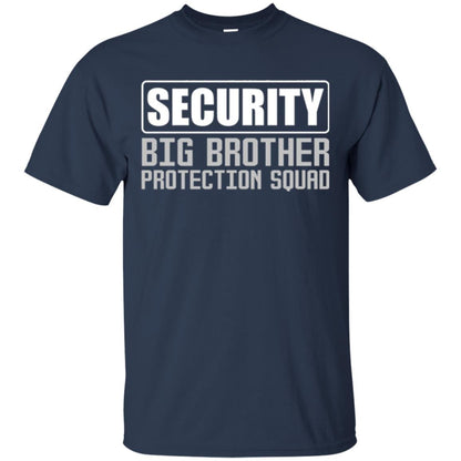 Family T-shirt Security Big Brother Protection Squad Navy