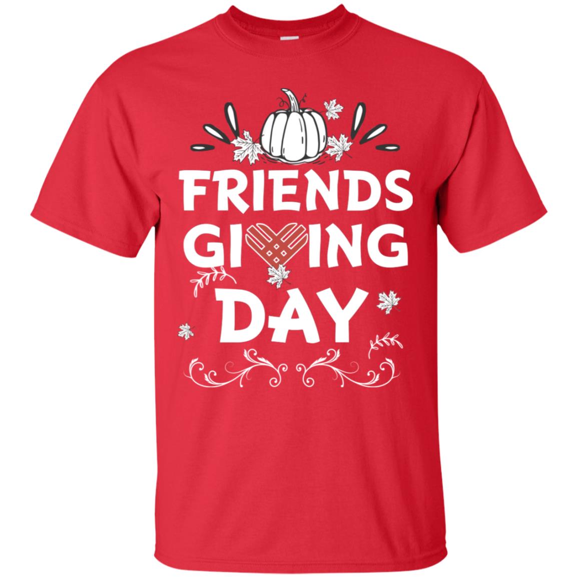 Friend Giving Day Shirt Red
