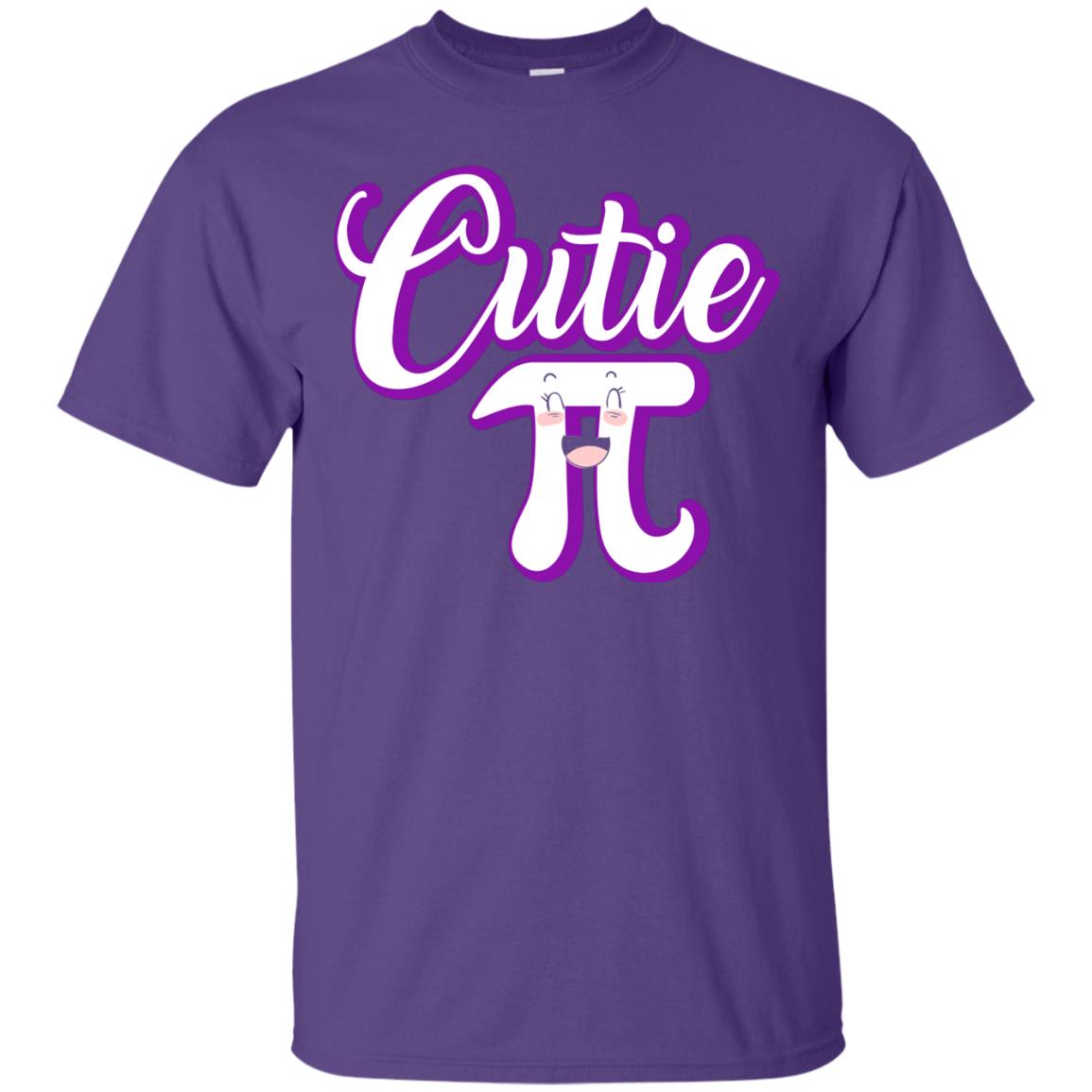 Cutie Pi Math Teacher T-shirt Purple