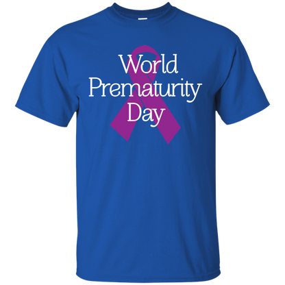 Cancer Awareness T-shirt World Prematurity Day T-shirt Royal
