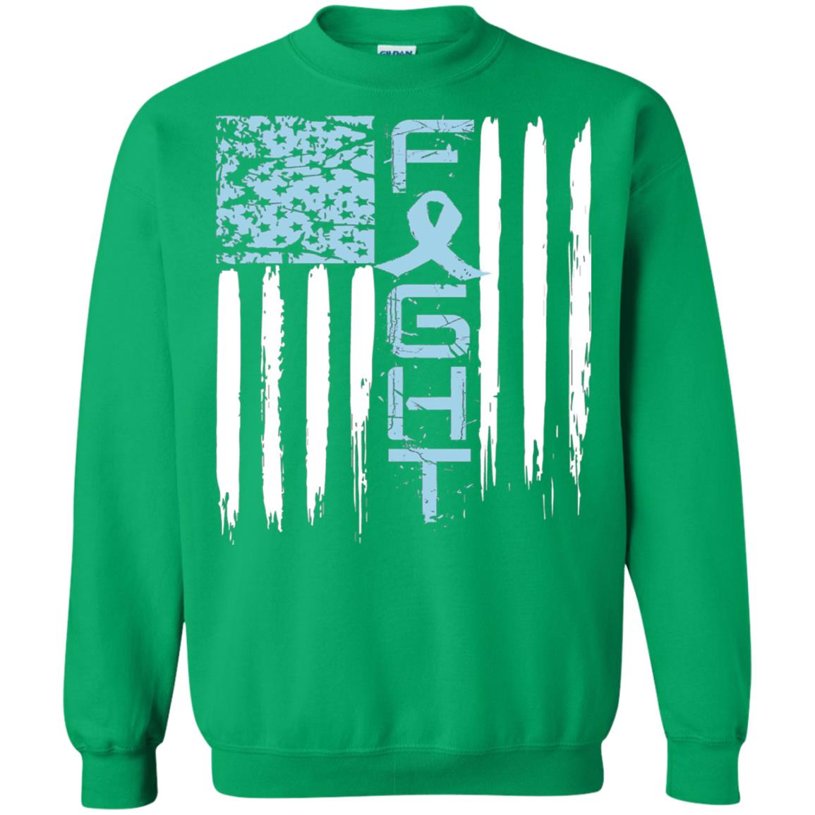 Fight Hope Prostate Cancer Awareness Cancer T-shirt Irish Green