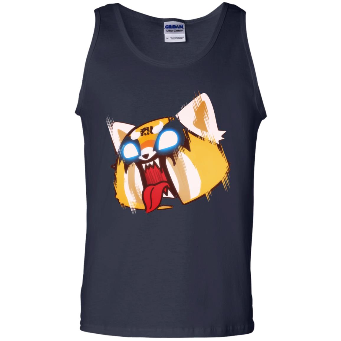 Aggretsuko Screaming Rage Tee Shirt Navy