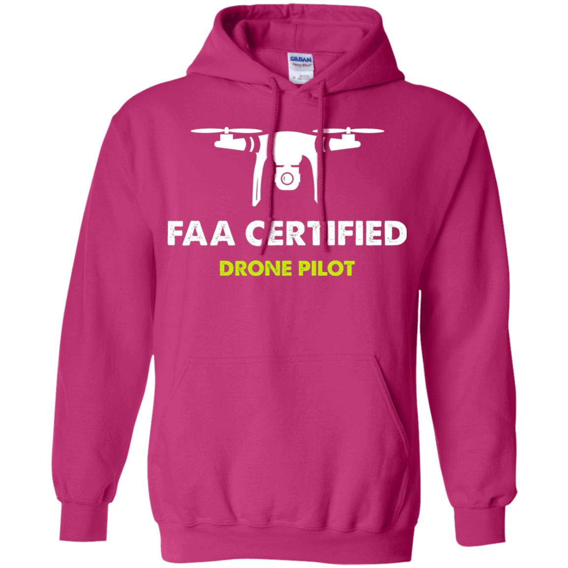 Faa Certified Drone Pilot T-shirt Heliconia