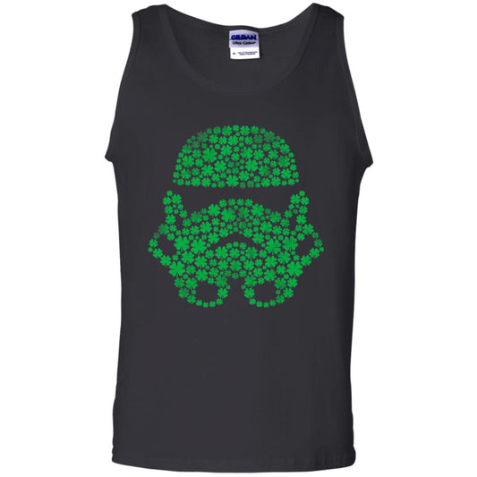 Stormtrooper Clovers St. Patrick_s Graphic T-shirt Black