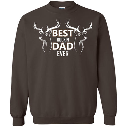 Best Buckin_ Dad Ever Daddy Shirt For Father_s Day Dark Chocolate