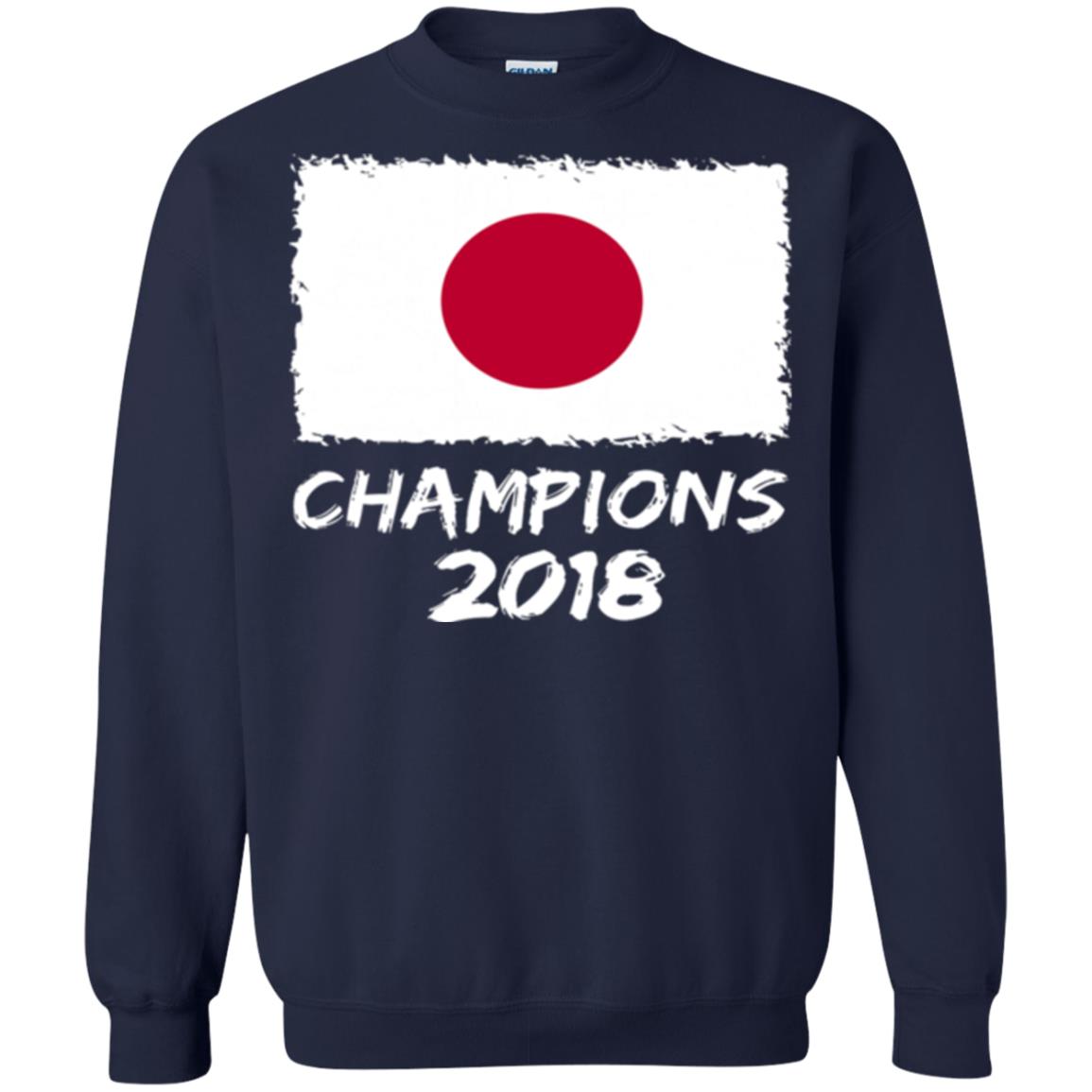 Football Lover T-shirt Japan Champions 2018 T-shirt Navy