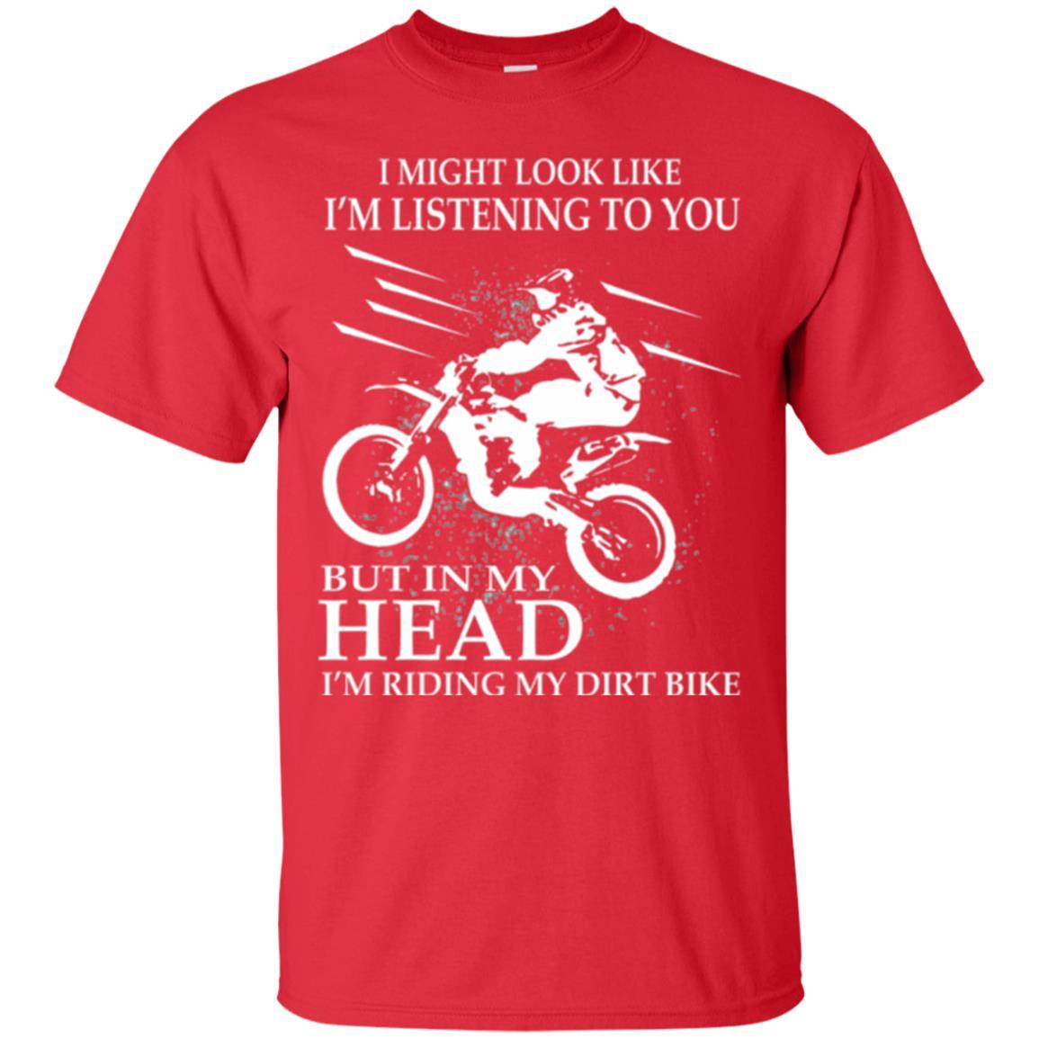Motocross T-shirt I'm Riding My Dirt Bike Red