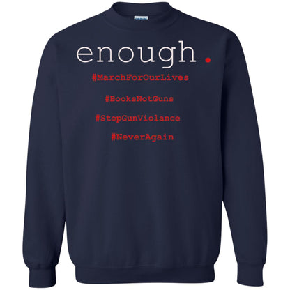Enough Is Enough March For Our Lives T-shirt Navy