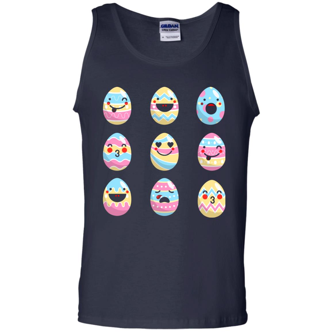 Egg Emoji Easter Happy Egg Hunt For Kids T-shirt Navy