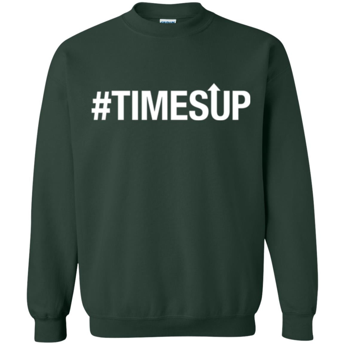 Feminist Movement T-shirt Time_s Up Forest Green