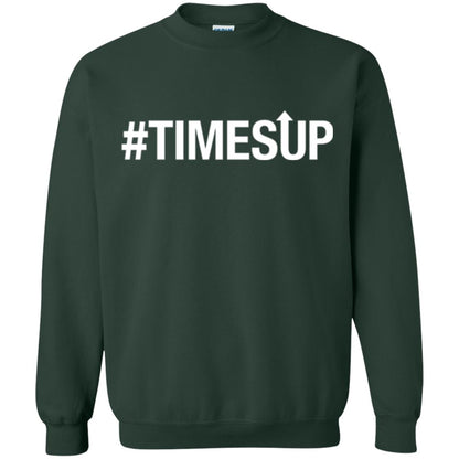 Feminist Movement T-shirt Time_s Up Forest Green