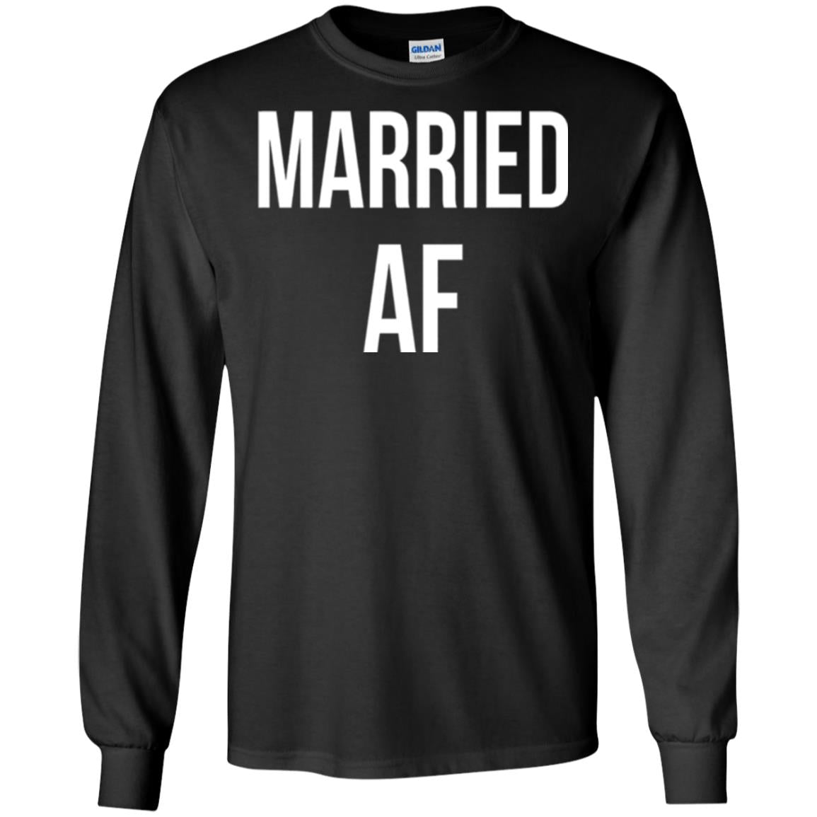Married Af Funny T-shirt Black