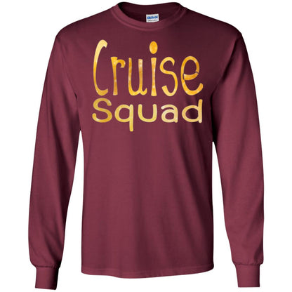 Cruise Squad T-shirt Funny Party Maroon