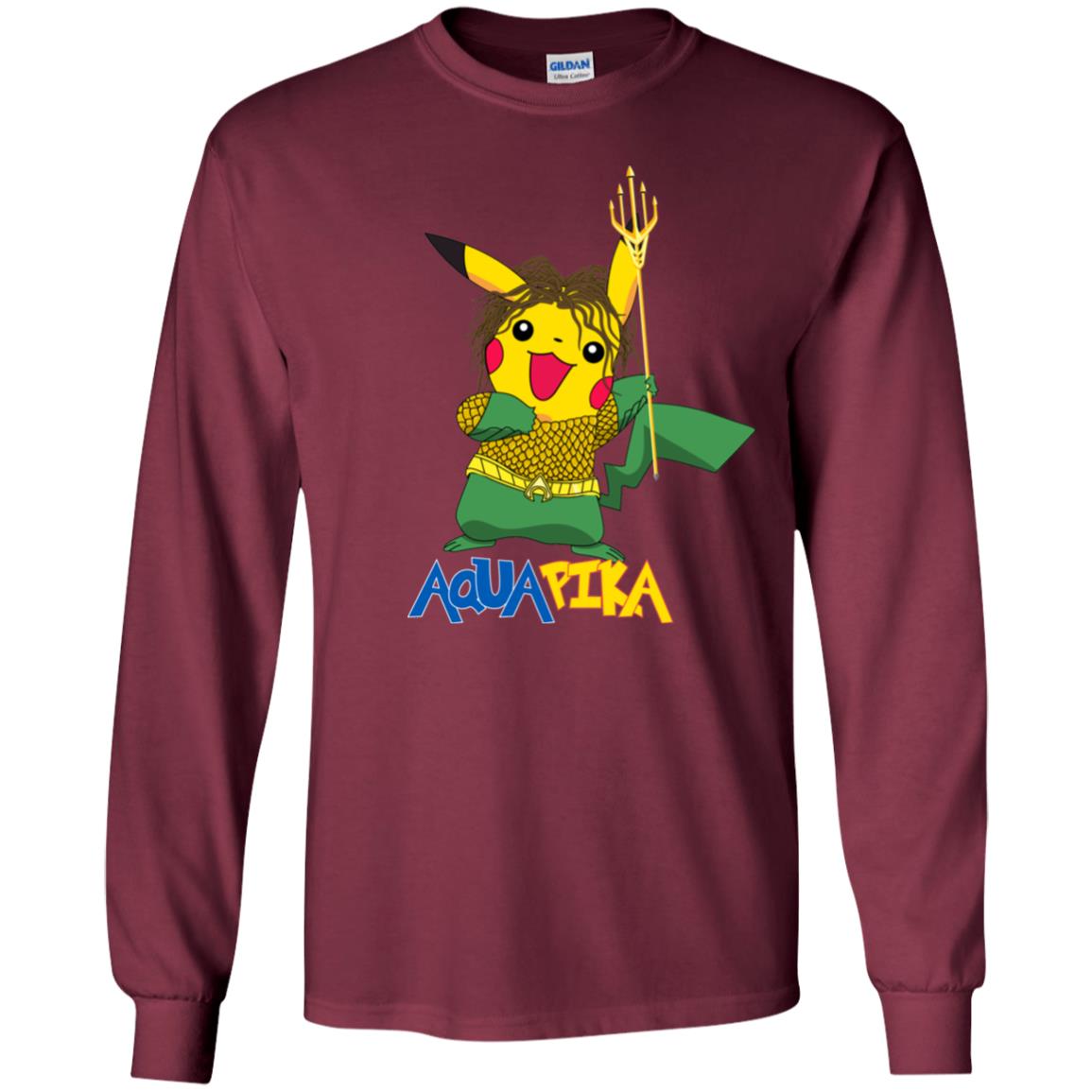Aquapika Aquaman Piakachu Fan Shirt Maroon