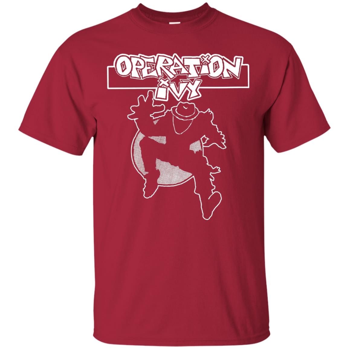 Operation Ivy Logo T-shirt Ska Man Guy Cardinal