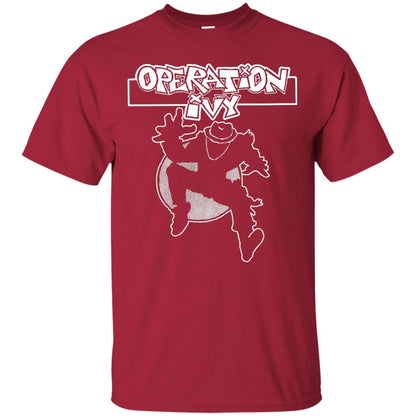 Operation Ivy Logo T-shirt Ska Man Guy Cardinal