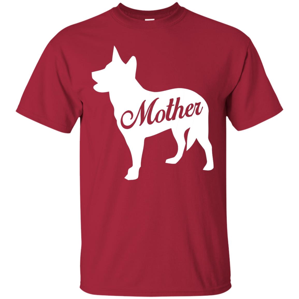American Cattle Dog Mom T-shirt Cardinal
