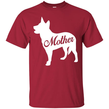 American Cattle Dog Mom T-shirt Cardinal
