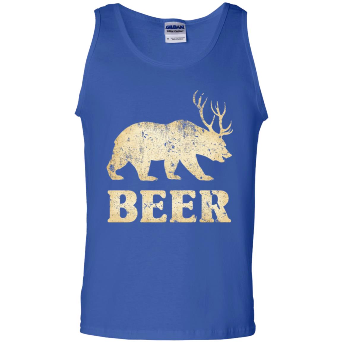 Beer T-shirt Vintage Bear Deer Royal