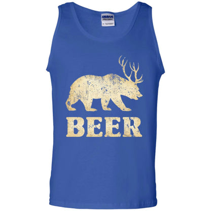 Beer T-shirt Vintage Bear Deer Royal