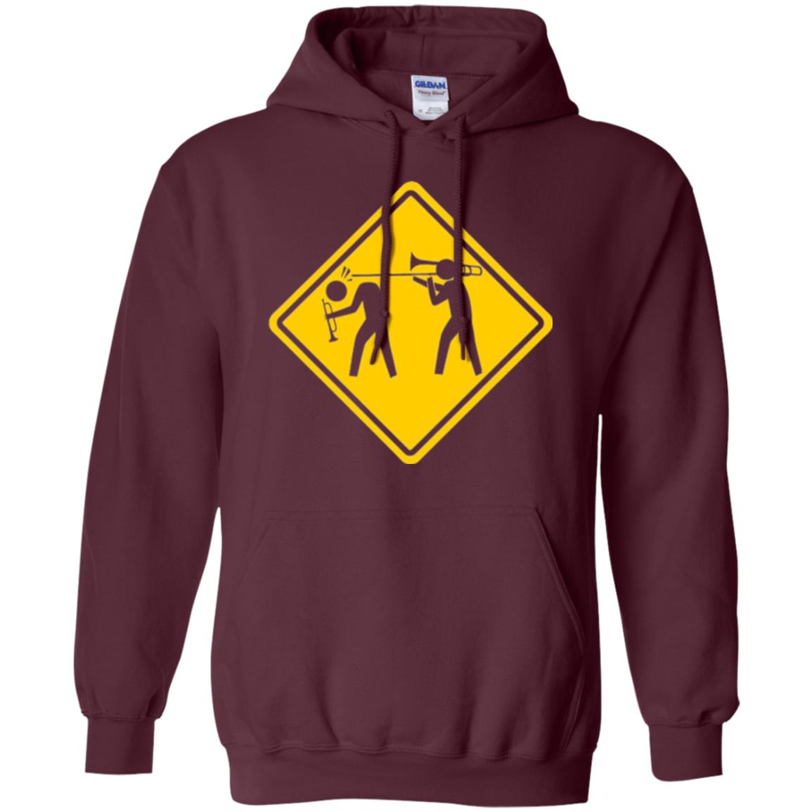 Funny Trombonist T-shirt Maroon
