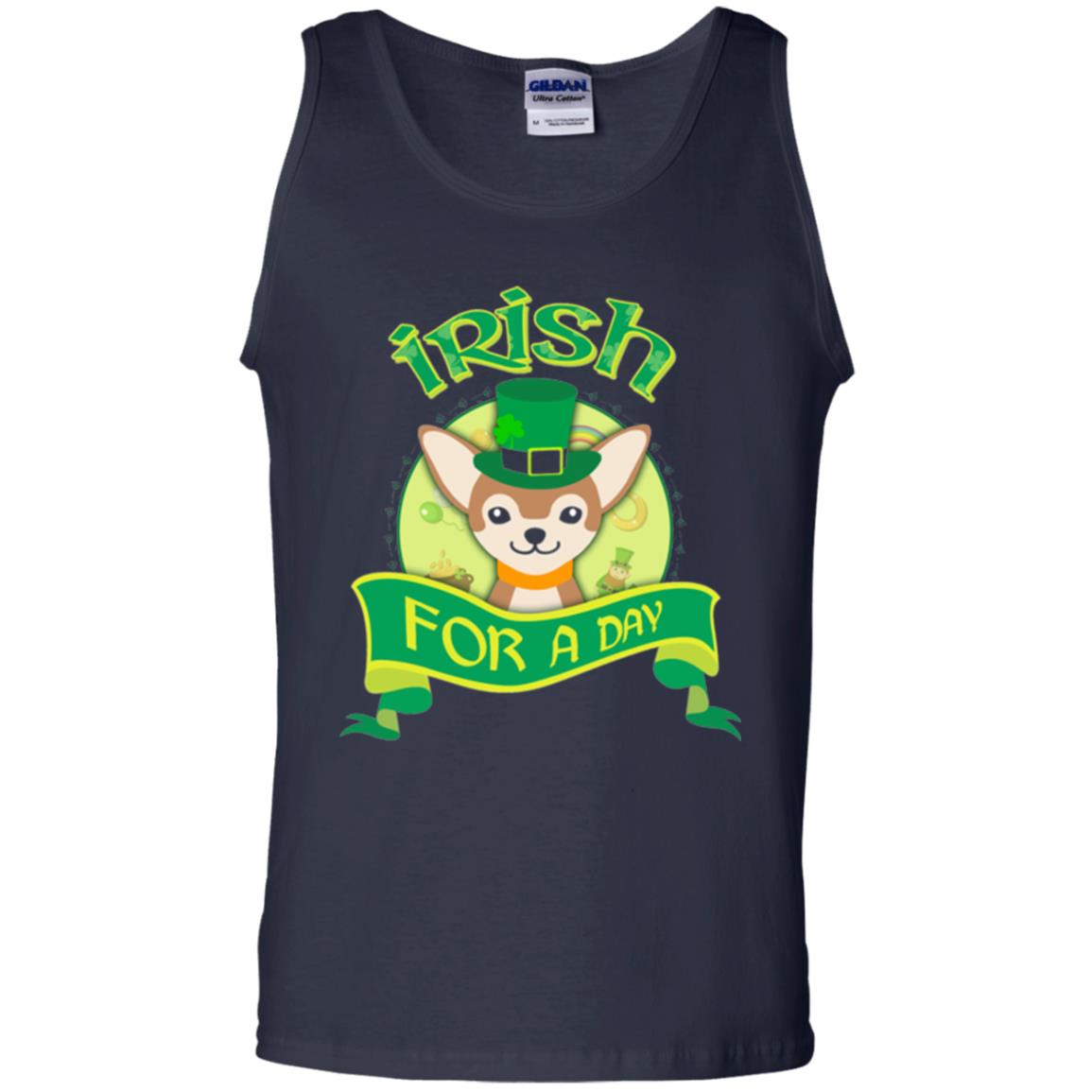 Saint Patrick_s Day T-shirt Amazing I_m Irish Chihuahua Navy